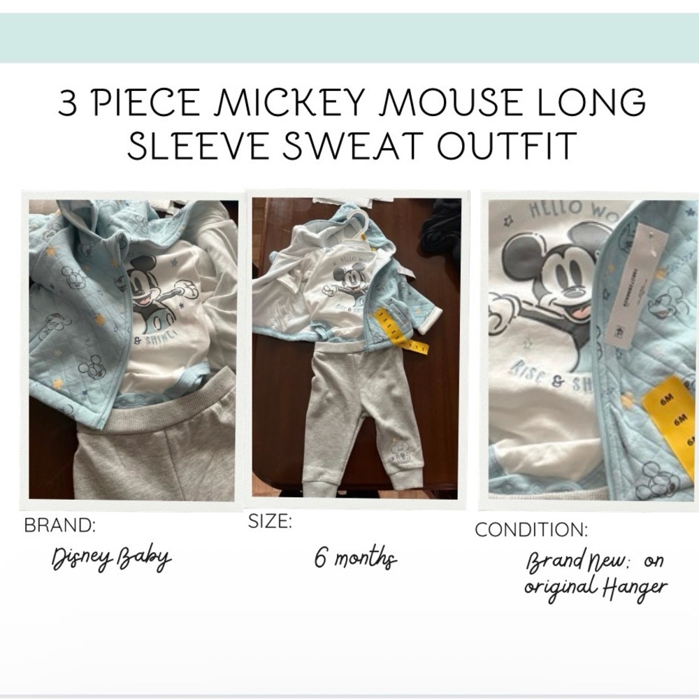 Disney Baby Mickey Mouse Sweat Outfit